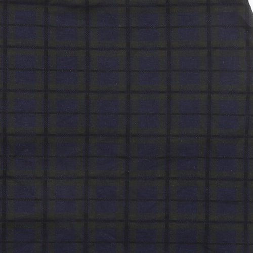 NEXT Womens Blue Plaid Cotton A-Line Skirt Size 8