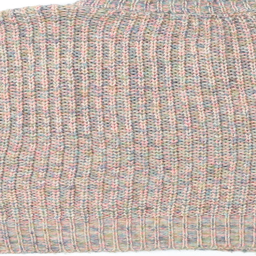 BDG Womens Pink Round Neck Acrylic Pullover Jumper Size S