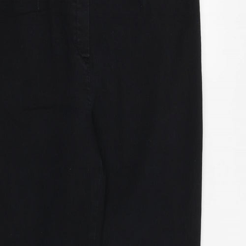 Robell Jeans Womens Black Cotton Jegging Jeans Size 20 L26 in Regular