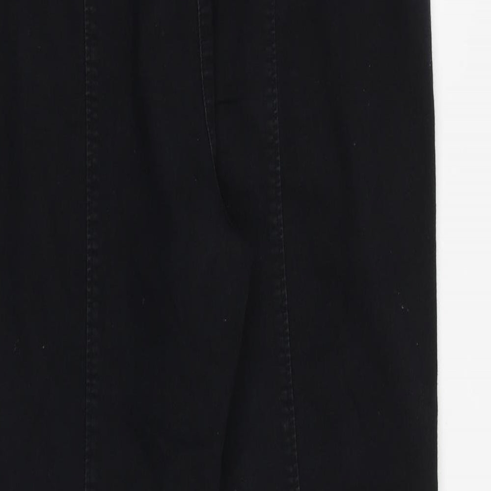 Robell Jeans Womens Black Cotton Jegging Jeans Size 20 L26 in Regular