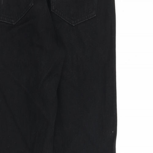 Monki Womens Blue Cotton Tapered Jeans Size 29 in L29 in Regular Zip