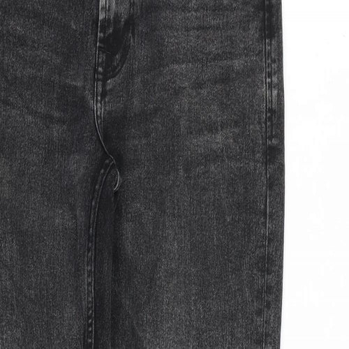 ONLY & SONS Mens Grey Cotton Skinny Jeans Size 30 in L30 in Slim Zip
