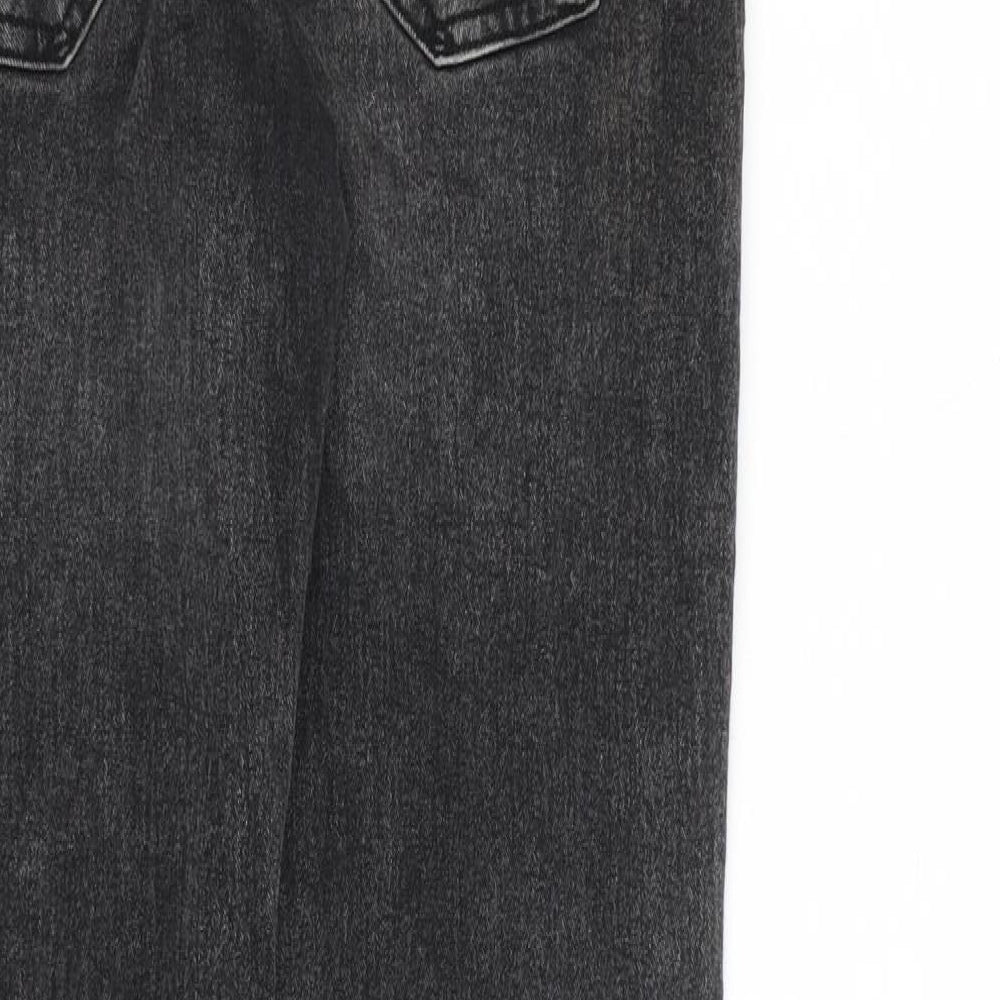 ONLY & SONS Mens Grey Cotton Skinny Jeans Size 30 in L30 in Slim Zip
