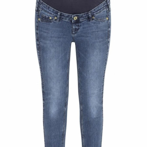 H&M Womens Blue Cotton Skinny Jeans Size 8 L29 in Regular