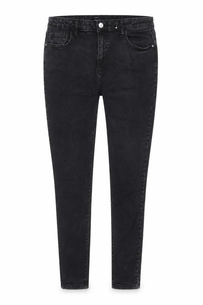 Very Womens Black Cotton Skinny Jeans Size 27 in L26 in Slim Zip