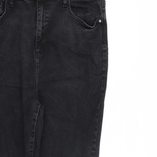 Very Womens Black Cotton Skinny Jeans Size 27 in L26 in Slim Zip