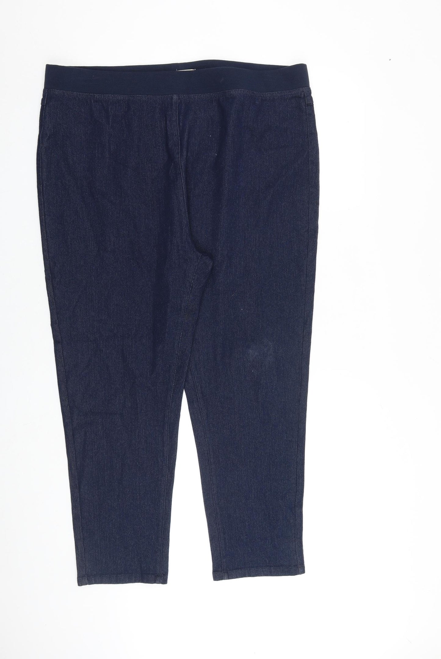 Country Rose Womens Blue Cotton Jegging Jeans Size 20 L26 in Regular
