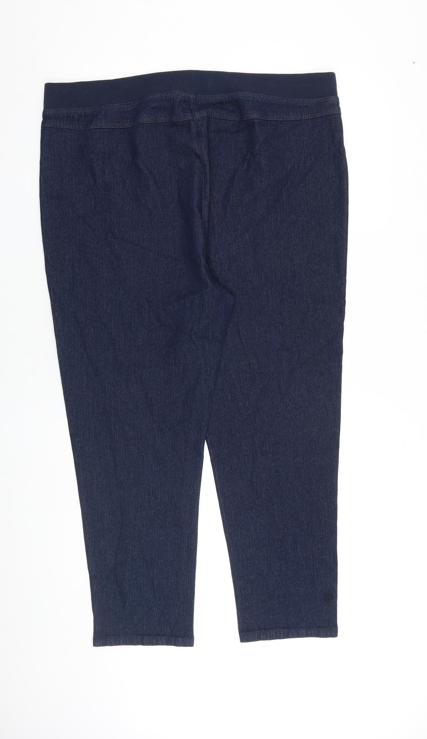 Country Rose Womens Blue Cotton Jegging Jeans Size 20 L26 in Regular