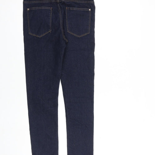 NEXT Boys Blue Cotton Skinny Jeans Size 12 Years L25 in Regular Zip