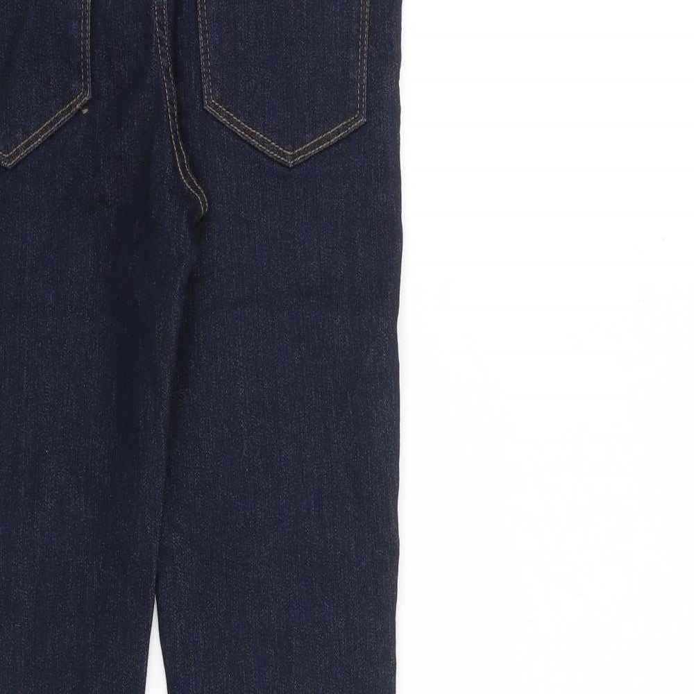NEXT Boys Blue Cotton Skinny Jeans Size 12 Years L25 in Regular Zip