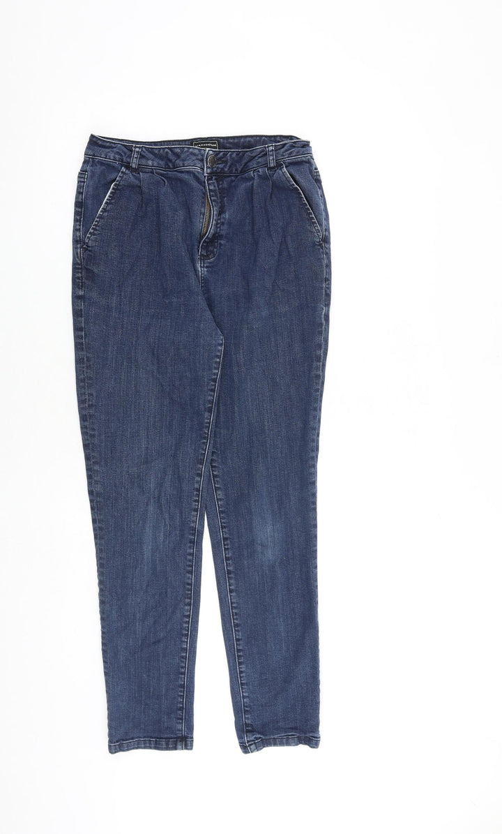 Waredenim Womens Blue Cotton Skinny Jeans Size 10 L27 in Regular Zip