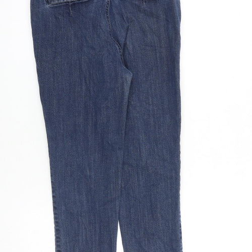 Waredenim Womens Blue Cotton Skinny Jeans Size 10 L27 in Regular Zip