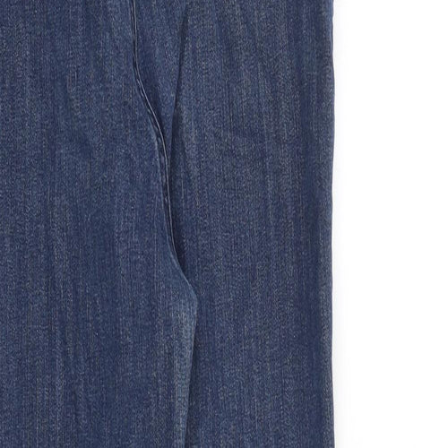 Waredenim Womens Blue Cotton Skinny Jeans Size 10 L27 in Regular Zip