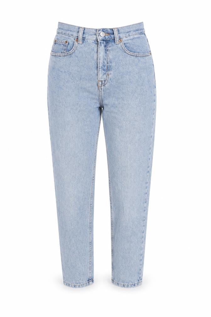 Pull&Bear Womens Blue Cotton Tapered Jeans Size 6 L27 in Regular Zip