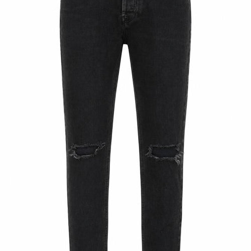Topman Mens Grey Cotton Skinny Jeans Size 28 in L28 in Slim Zip