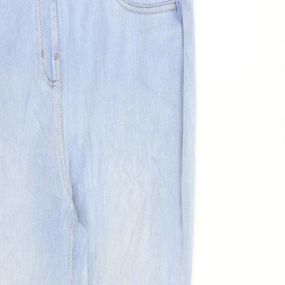 NEXT Womens Blue Cotton Jegging Jeans Size 14 L27 in Regular
