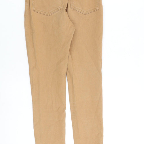 Denim & Co. Womens Brown Cotton Skinny Jeans Size 6 L27 in Regular Buckle