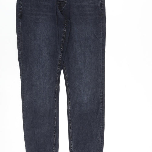 Denim & Co. Mens Blue Cotton Skinny Jeans Size 30 in L32 in Regular Zip