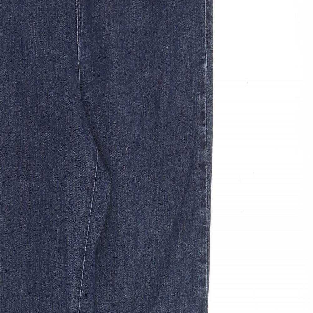 H&M Womens Blue Cotton Jegging Jeans Size 10 L32 in Regular