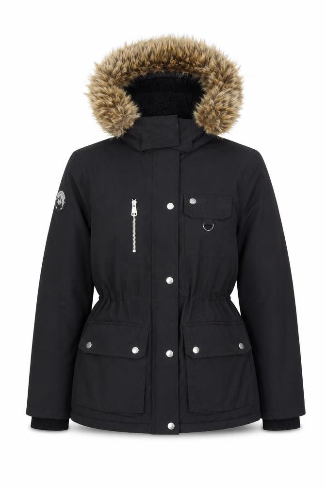 New Look Womens Black Jacket Size 6 Zip