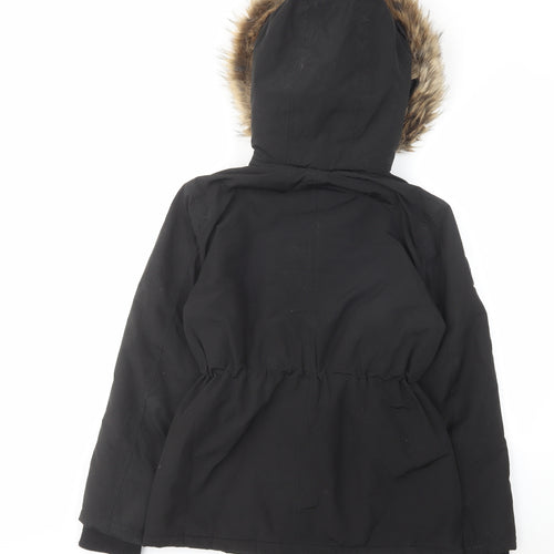 New Look Womens Black Jacket Size 6 Zip