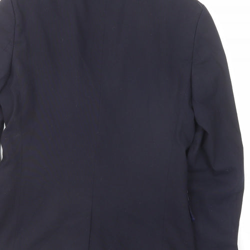 ASOS Mens Blue Polyester Jacket Suit Jacket Size 36 Regular