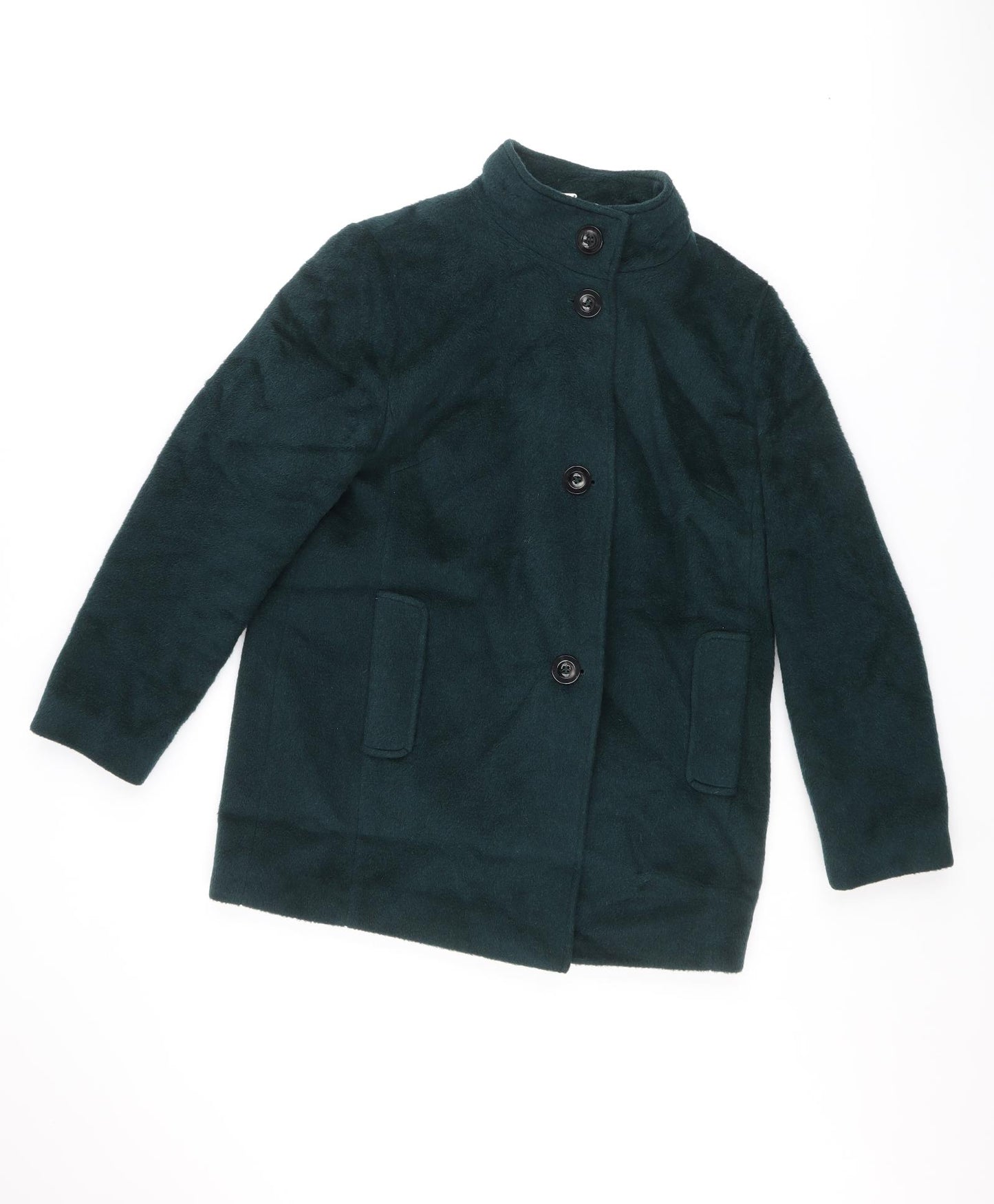 Laura Ashley Womens Green Jacket Size 12 Button