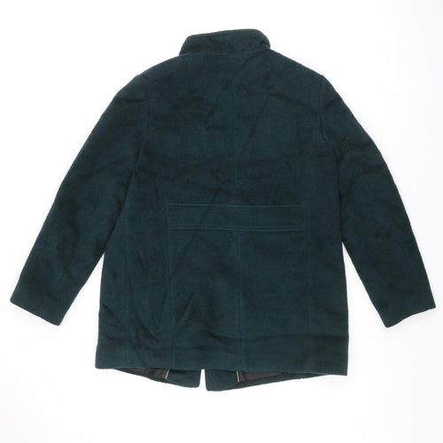 Laura Ashley Womens Green Jacket Size 12 Button