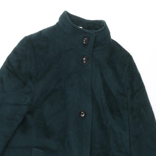 Laura Ashley Womens Green Jacket Size 12 Button