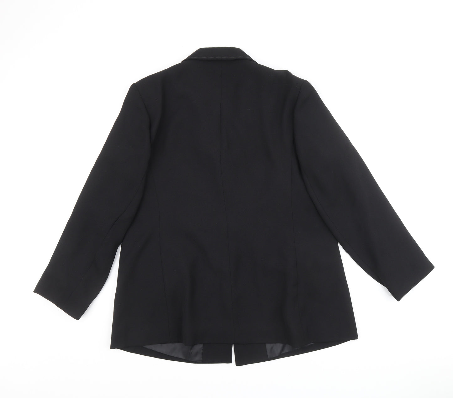 Bonmarché Womens Black Polyester Jacket Blazer Size 18