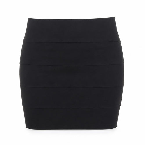 Marks and Spencer Womens Black Viscose Bandage Skirt Size 6