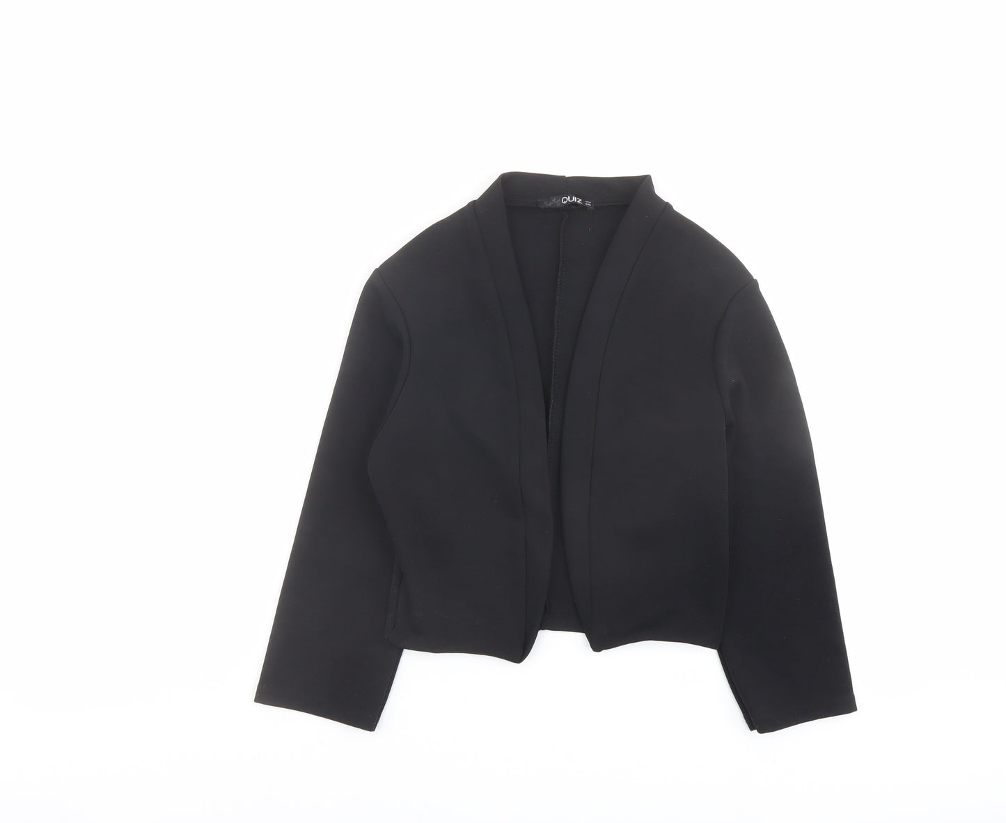 Quiz Womens Black Jacket Blazer Size 8