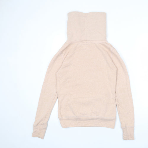 Superdry Womens Pink Polyester Pullover Sweatshirt Size XS Pullover