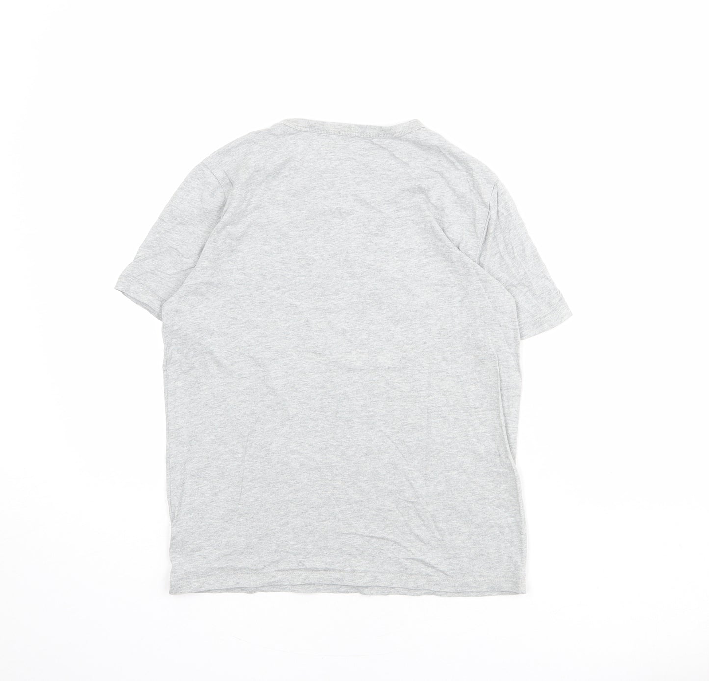 Gap Boys Grey 100% Cotton Basic T-Shirt Size L Round Neck Pullover - Let's Taco Bout It
