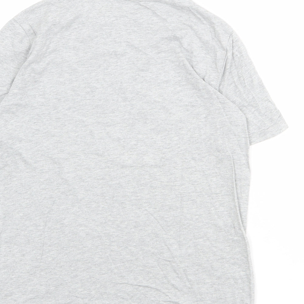 Gap Boys Grey 100% Cotton Basic T-Shirt Size L Round Neck Pullover - Let's Taco Bout It