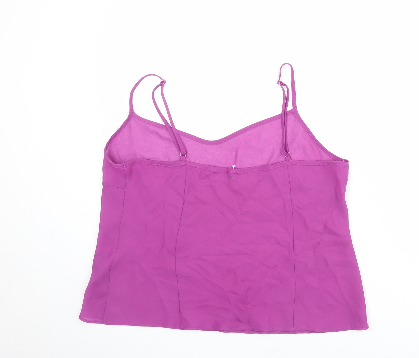 Debenhams Womens Purple Polyester Camisole Tank Size 18 V-Neck