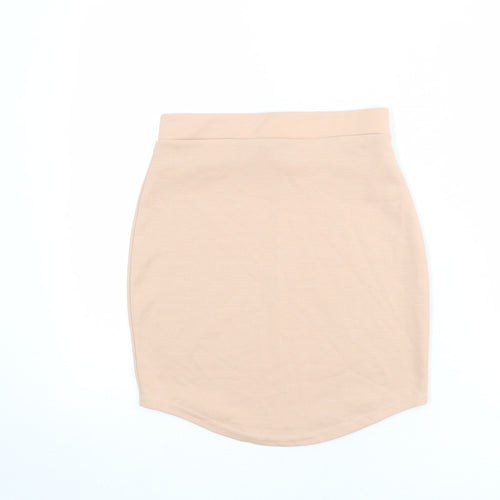 Missguided Womens Pink Polyester Bandage Skirt Size 26 in