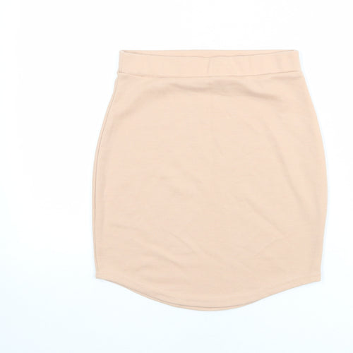 Missguided Womens Pink Polyester Bandage Skirt Size 26 in