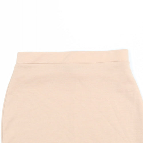 Missguided Womens Pink Polyester Bandage Skirt Size 26 in