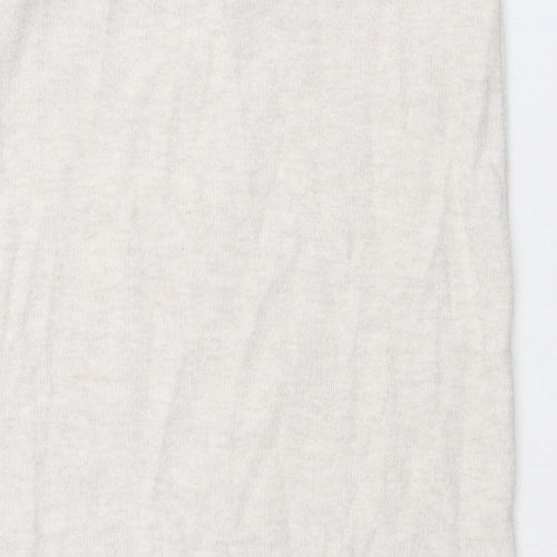 Zara Womens Ivory Polyester Straight & Pencil Skirt Size S