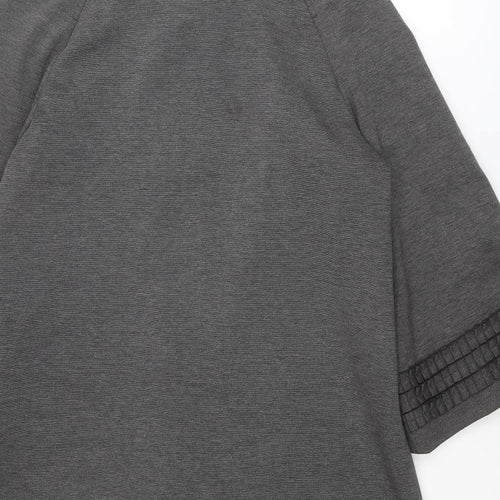 Per Una Womens Grey Jacket Size 14 Snap