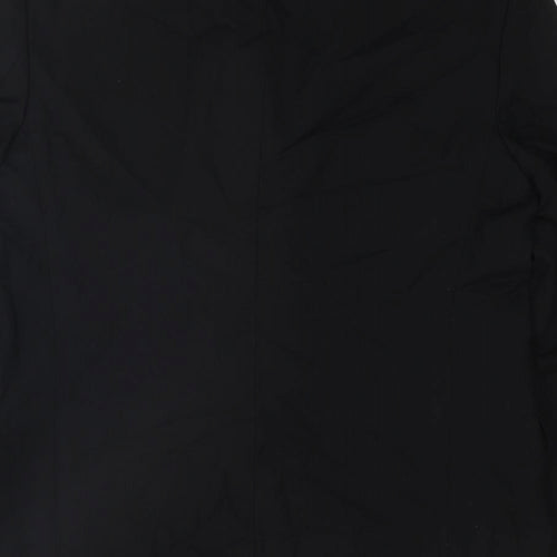 HUGO BOSS Mens Black Wool Jacket Suit Jacket Size 40 Regular