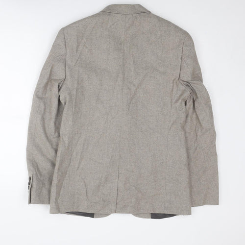 New Look Mens Beige Polyester Jacket Blazer Size 38 Regular