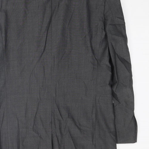 NEXT Mens Grey Wool Jacket Suit Jacket Size 40 Regular