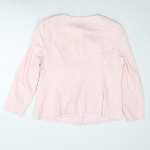 Madeline Womens Pink Jacket Size 22 Zip