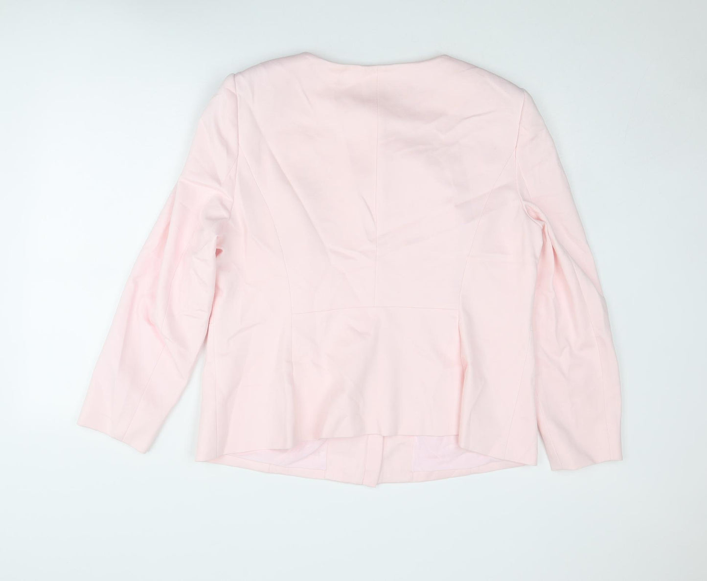 Madeline Womens Pink Jacket Size 22 Zip