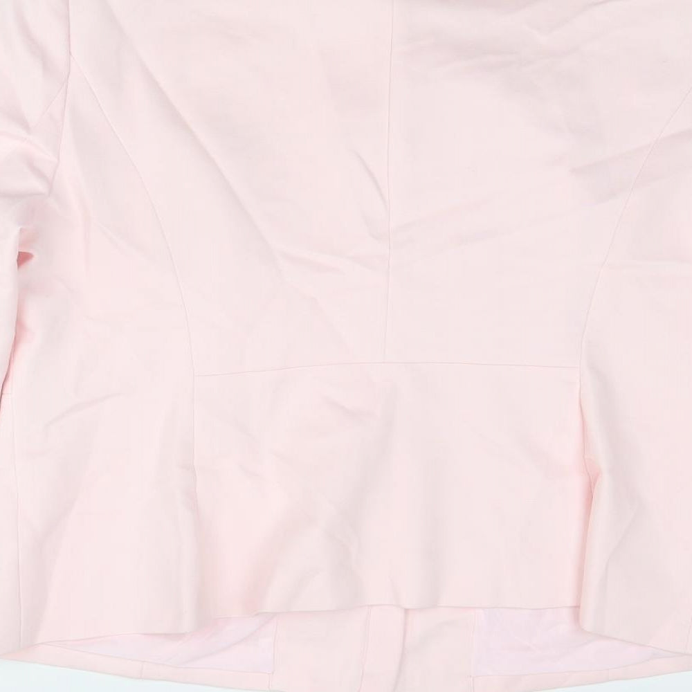 Madeline Womens Pink Jacket Size 22 Zip