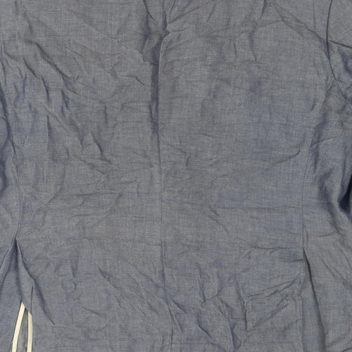 Jasper Conran Mens Blue Linen Jacket Suit Jacket Size 44 Regular