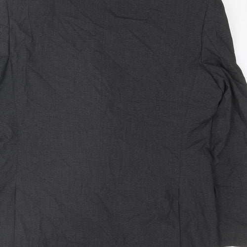 Debenhams Mens Grey Polyester Jacket Suit Jacket Size 44 Regular