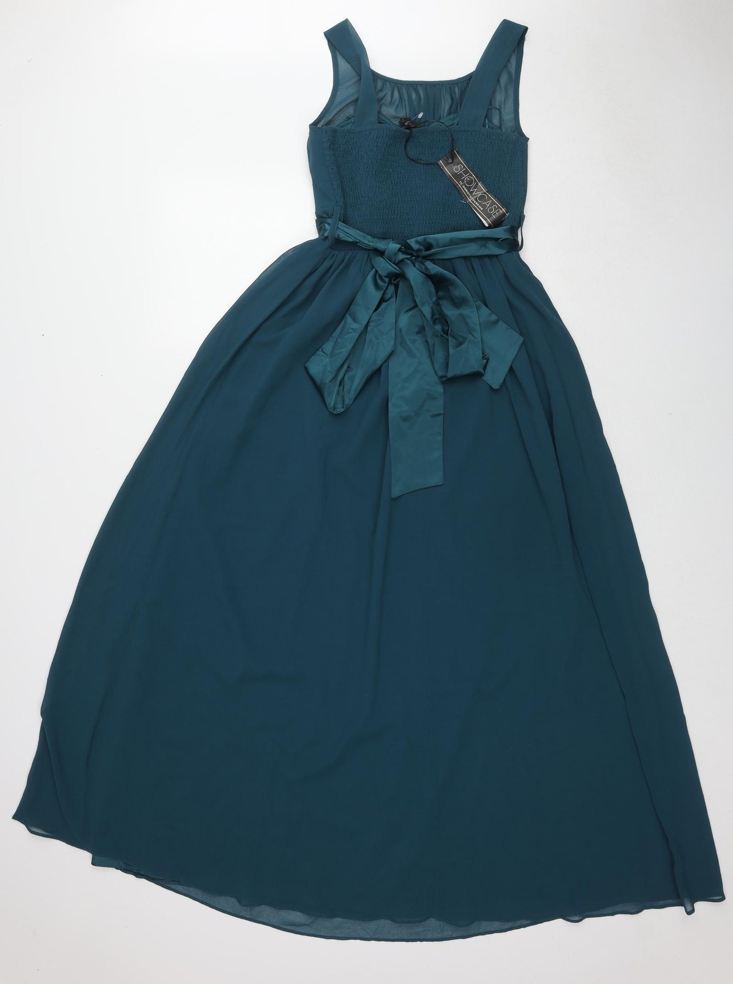 Dorothy Perkins Womens Blue Polyester Ball Gown Size 10 Round Neck Pullover